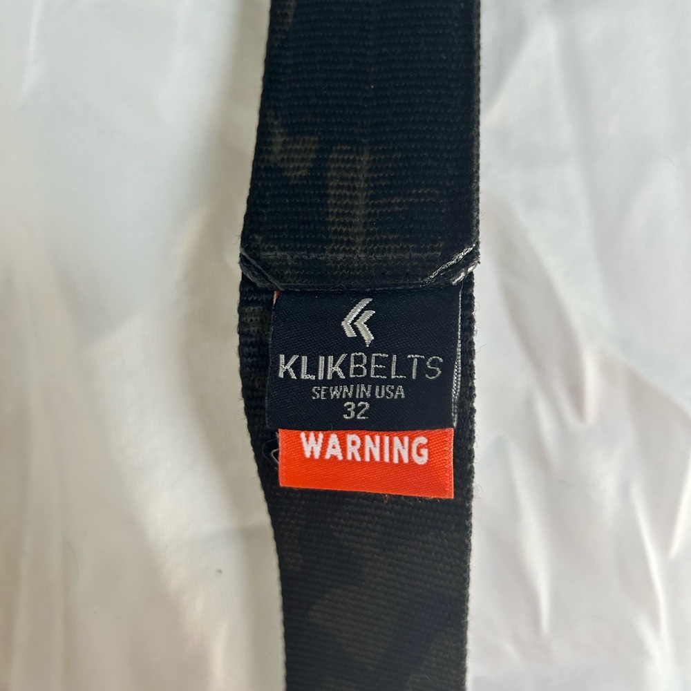 Klik belt.